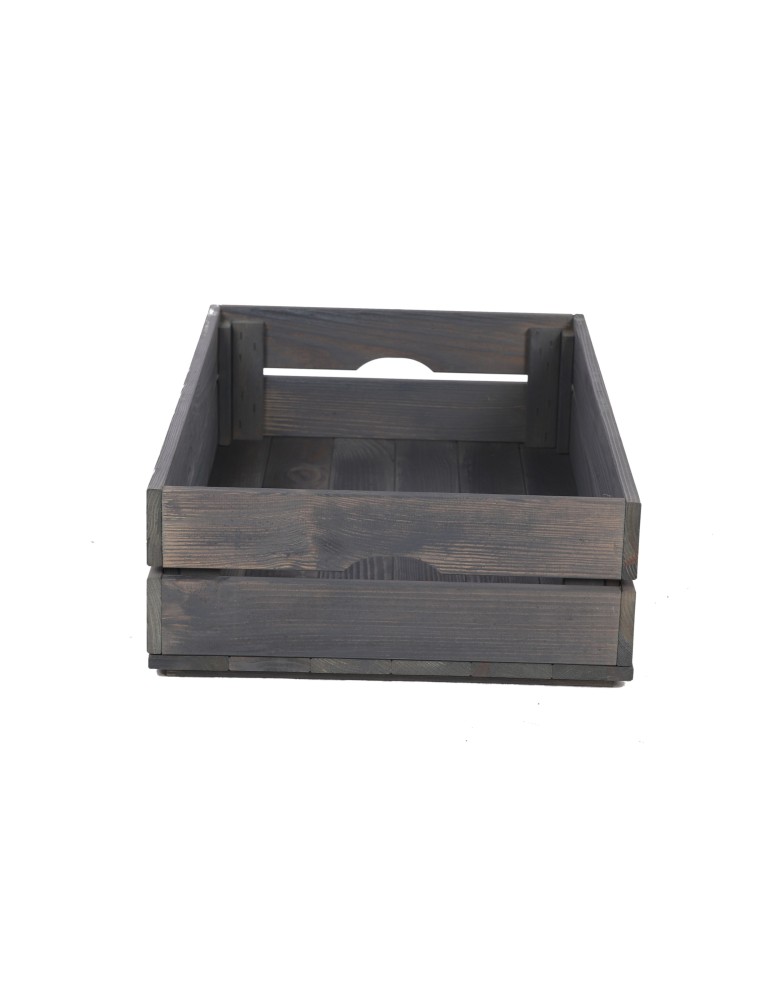 Skrzynie i skrzynki drewniane - Drewniana Skrzynia 16,5x60x40 cm  SD - Szara - product b2b.wamar.biz 3