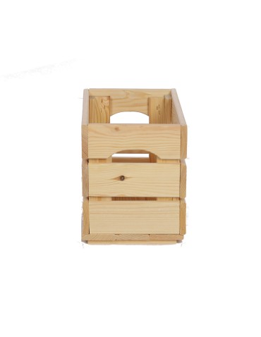 Skrzynie i skrzynki drewniane - Drewniana Skrzyneczka 24x30x20 cm SD - Naturalna - product 4