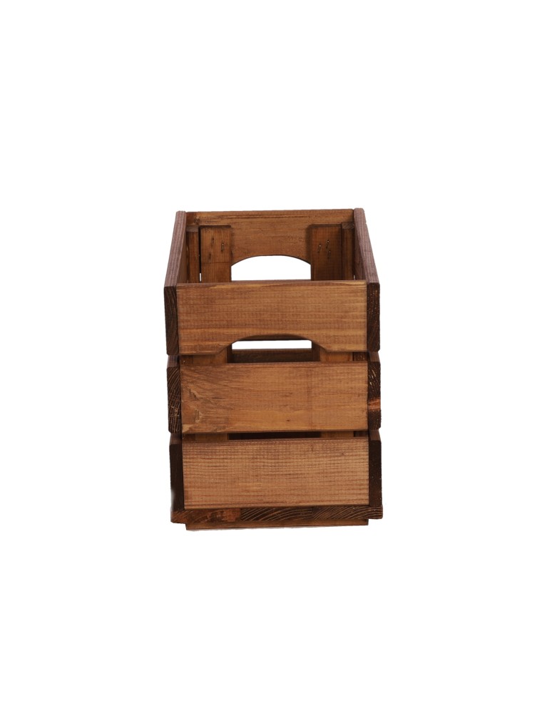 Skrzynie i skrzynki drewniane - Drewniana Skrzyneczka 24x30x20 cm  SD - Brązowa - produkt b2b.wamar.biz 3