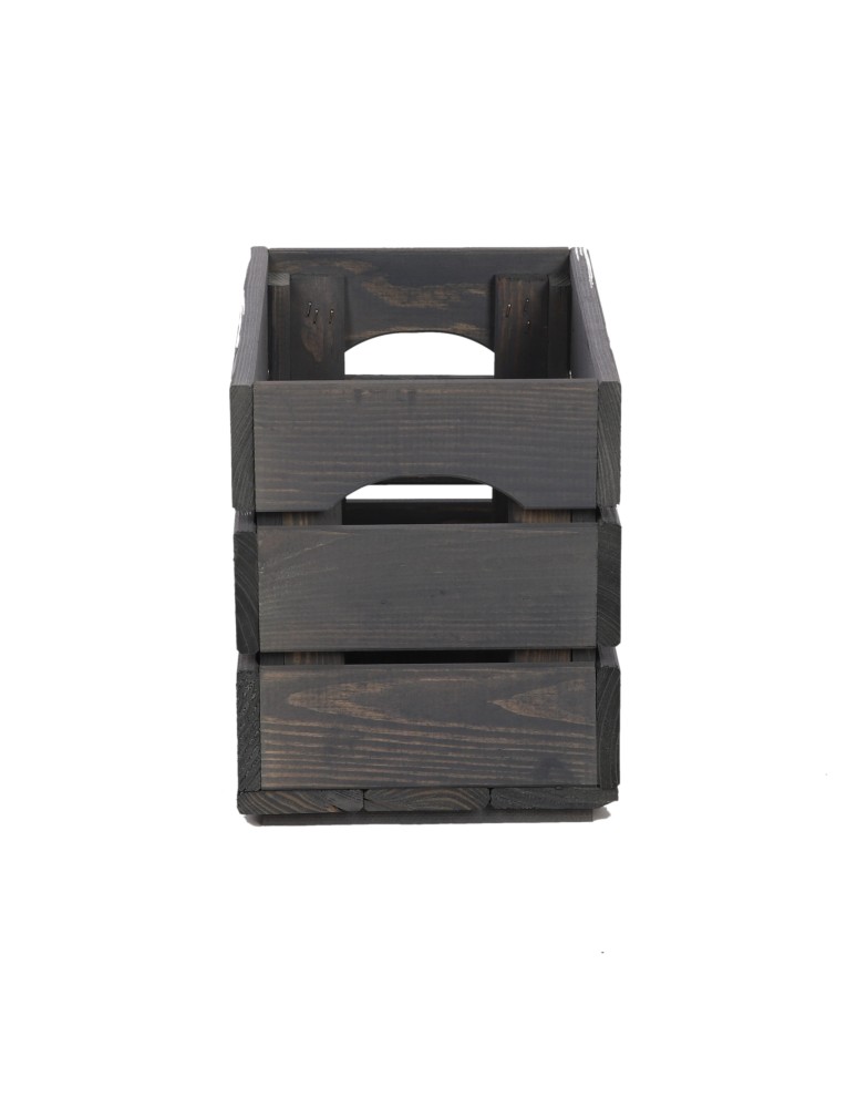 Skrzynie i skrzynki drewniane - Drewniana Skrzyneczka 24x30x20 cm  SD - Szara - product b2b.wamar.biz 2