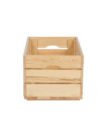 Drewniana Skrzynka 24x40x30 cm SD - Naturalna - product 2