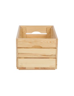 Drewniana Skrzynka 24x40x30 cm SD - Naturalna - product 2