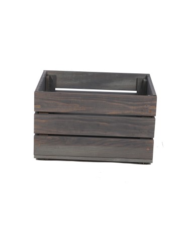 Drewniana Skrzynka 24x40x30 cm SD - Szara - product 2