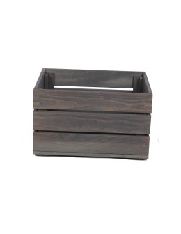 Drewniana Skrzynka 24x40x30 cm SD - Szara - product 2
