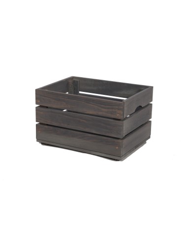 Skrzynie i skrzynki drewniane - Drewniana Skrzynka 24x40x30 cm  SD - Szara - product 4