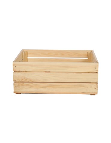 Skrzynie i skrzynki drewniane - Drewniana Skrzynia 24x60x40 cm SD - Naturalna - product 4