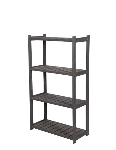 Regał drewniany do spiżarni LSR 4 półki proste Szary - produkt 2