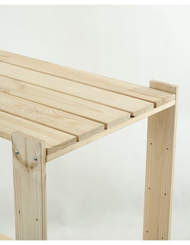 Półka ażurowa do regału MAXI 120x44,5 cm Naturalna - product 2