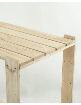 Półka ażurowa do regału MAXI 120x44,5 cm Naturalna - product 2