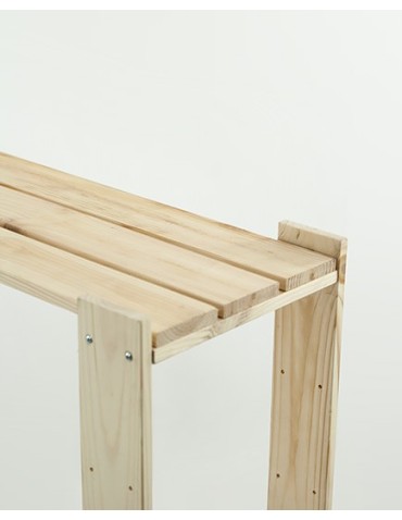 Narożna półka ażurowa do regału MAXI 82,5x26,5 cm Naturalna - product 2