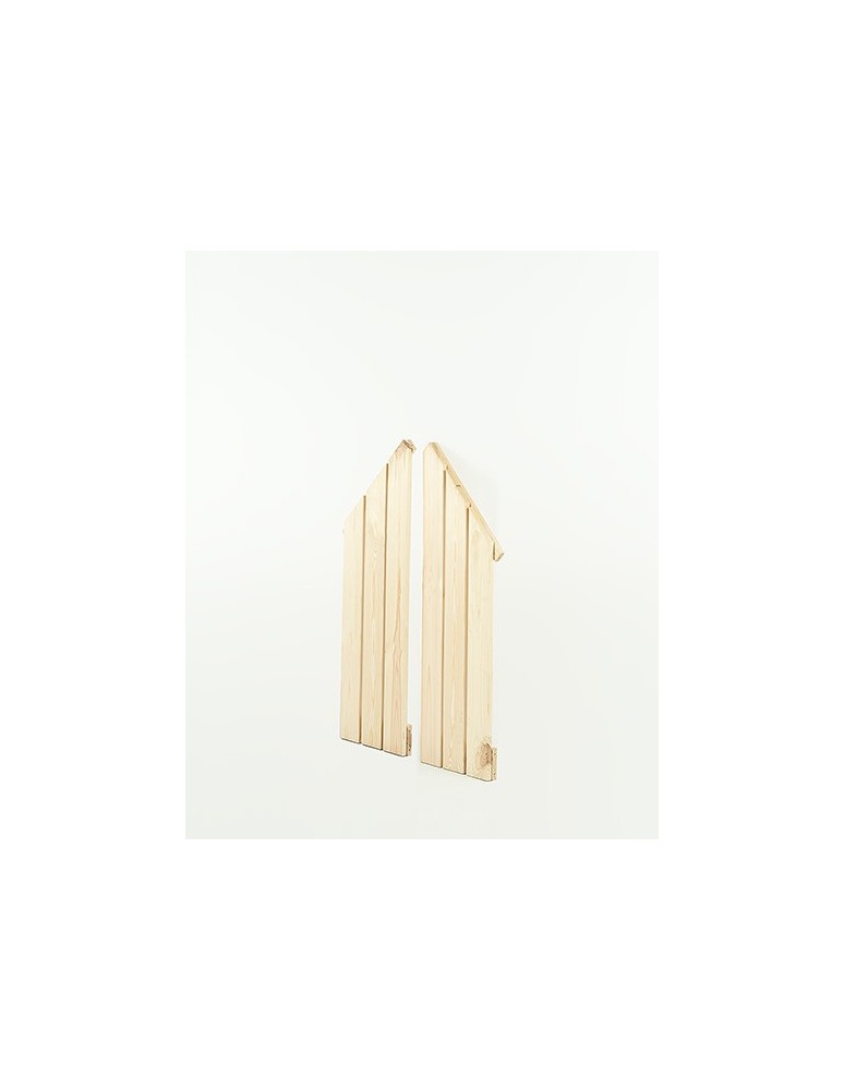 Regały - Narożna półka ażurowa do regału MAXI 82,5x26,5 cm Naturalna - product b2b.wamar.biz 3