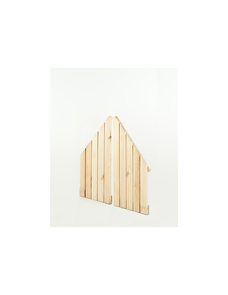 Regały - Narożna półka ażurowa do regału MAXI 82,5x44,5 cm Naturalna - product b2b.wamar.biz 2