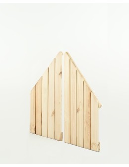 Narożna półka ażurowa do regału MAXI 82,5x44,5 cm Naturalna - product 2