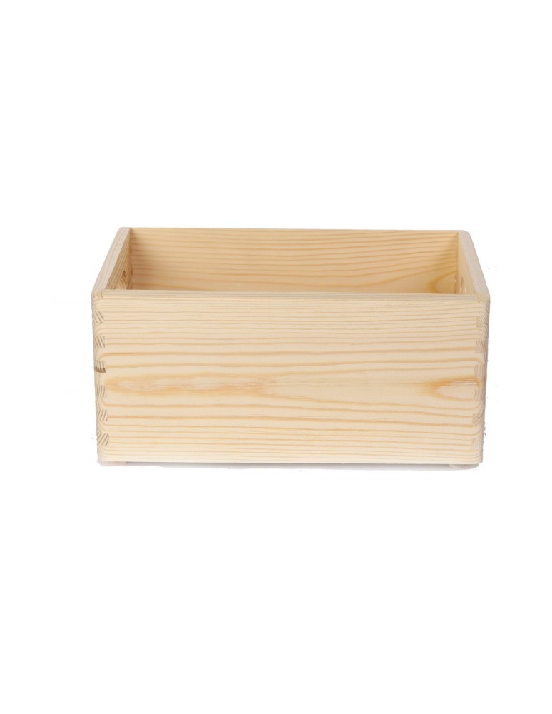 Skrzynie i skrzynki drewniane - Drewniana Skrzynka S-05 / 13,5x30x20 cm - Naturalna - product b2b.wamar.biz 4