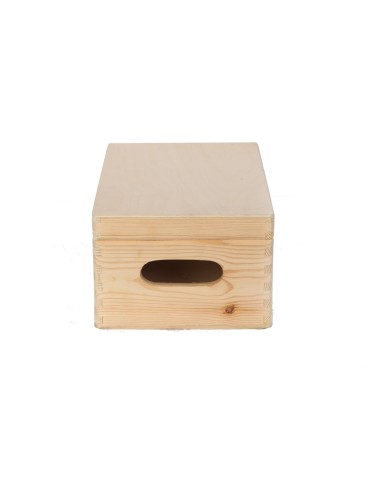 Skrzynie i skrzynki drewniane - Drewniana Skrzynka z wiekiem S-06 / 13,5x30x20 cm - Naturalna - produkt 3