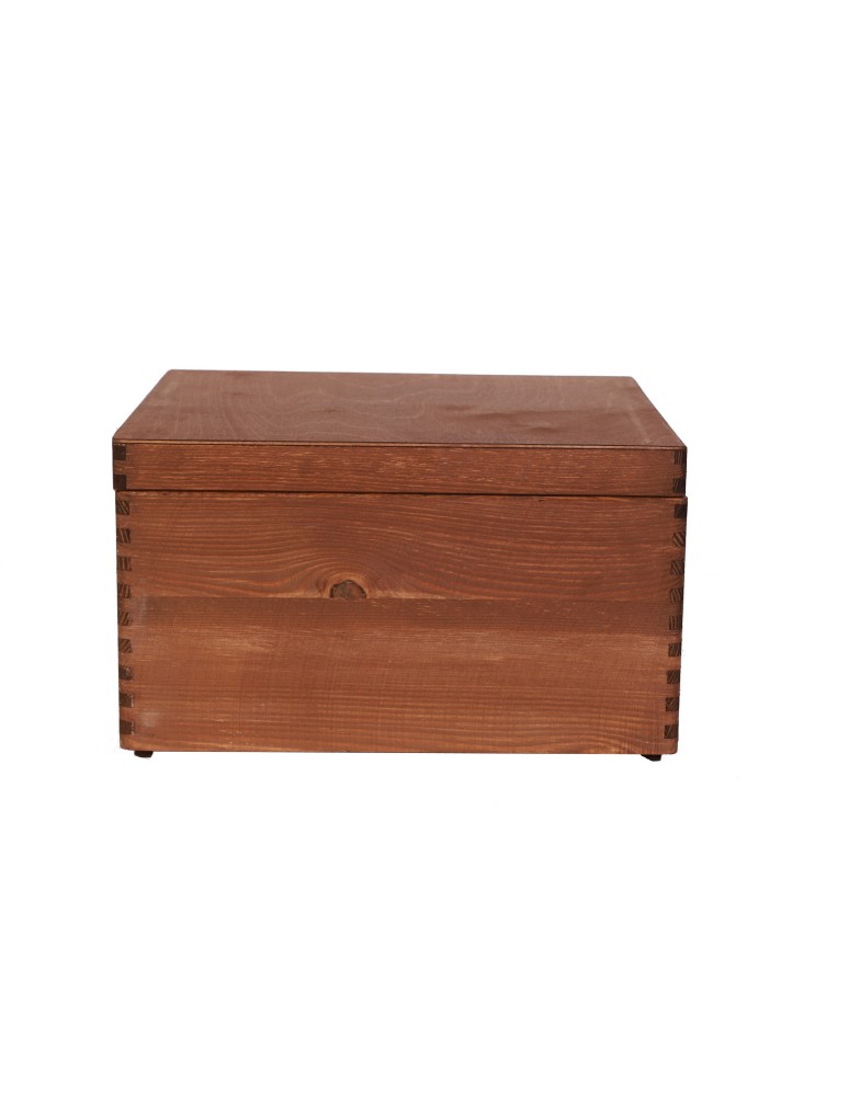 Strona główna - Drewniana Skrzynka z wiekiem S-03 / 23x40x30 cm - Brązowa - product b2b.wamar.biz 3