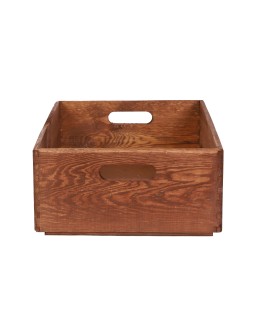 Drewniana Skrzynka S-07 / 13,5x40x30 cm - Brązowa - product 2