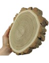 Plaster Akacji 15-20 cm/ gr. 3,5 cm/ Szlifowany z Korą