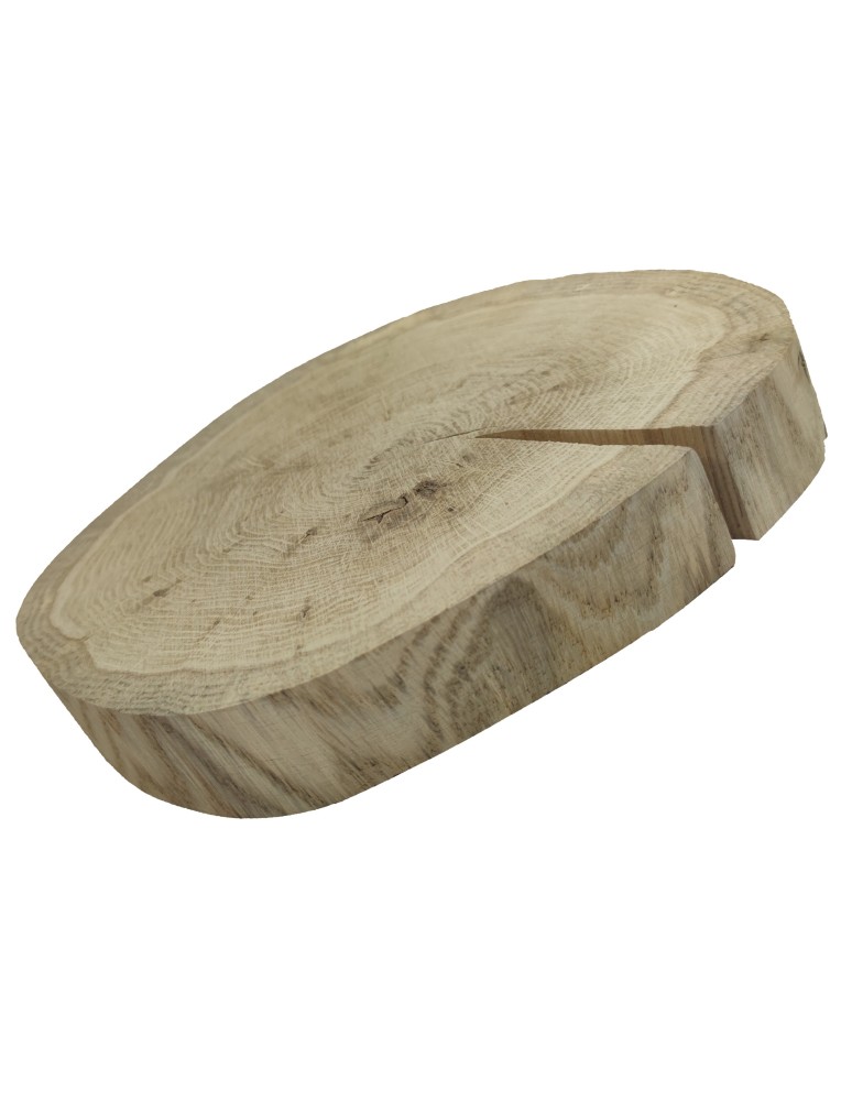 Plastry Okrągłe - Okorowany Plaster Dębu 25-30 cm/ gr. 4 cm/ Szlifowany - product b2b.wamar.biz 2