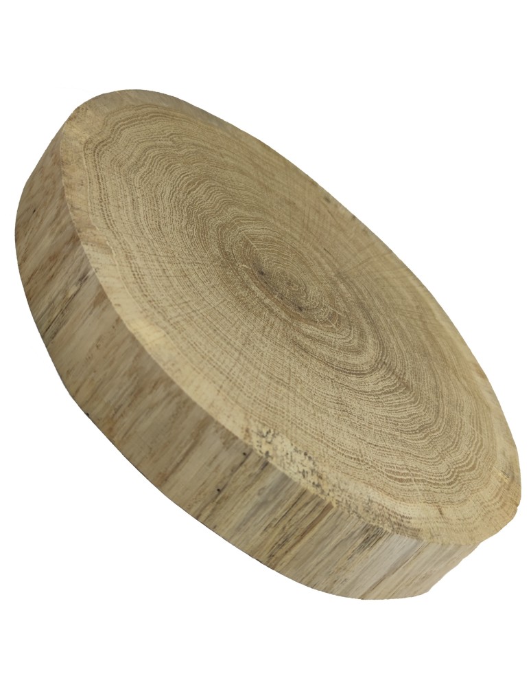 Plastry Okrągłe - Okorowany Plaster Dębu 25-30 cm/ gr. 4 cm/ Szlifowany - product b2b.wamar.biz 3