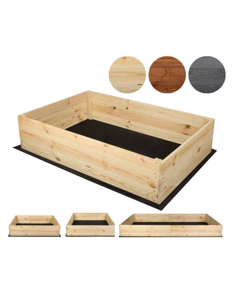 Grządki i Warzywniaki - Skrzynia na warzywa skrzynie na warzywniak inspekt donica grządka 27x103x80 - produkt b2b.wamar.biz 1