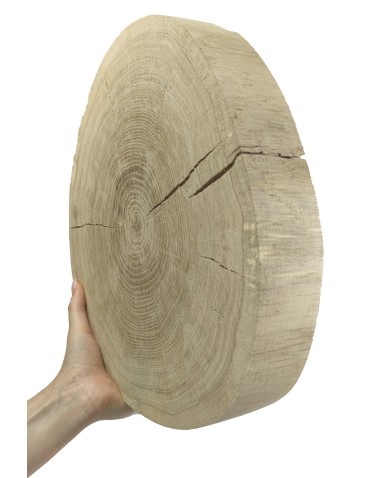 Okorowany Plaster Dębu 30-35 cm/ gr. 5 cm/ Szlifowany