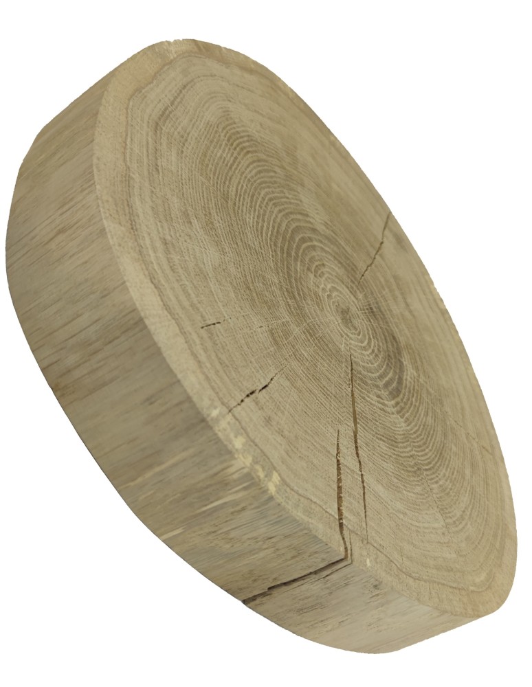 Plastry Okrągłe - Okorowany Plaster Dębu 30-35 cm/ gr. 5 cm/ Szlifowany - produkt b2b.wamar.biz 3