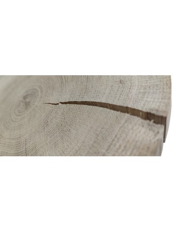 Plastry Okrągłe - Okorowany Plaster Dębu 20-25 cm/ gr. 3 cm/ Szlifowany - product 3