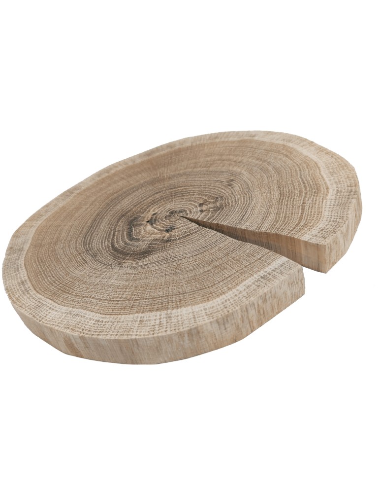 Plastry Okrągłe - Okorowany Plaster Dębu 15-20 cm/ gr. 2 cm/ Szlifowany - produkt b2b.wamar.biz 3