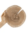 Okorowany Plaster Dębu 20-25 cm/ gr. 2 cm/ Szlifowany