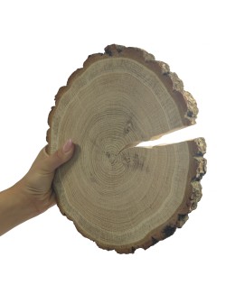 Plaster Dębu 15-20 cm/ gr. 2 cm/ Szlifowany z Korą - product 2