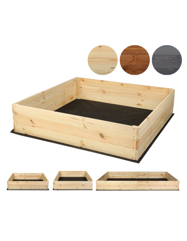 Grządki i Warzywniaki - Skrzynia ogrodowa ZP06 /27x103x100 cm/ Naturalna - product b2b.wamar.biz 1