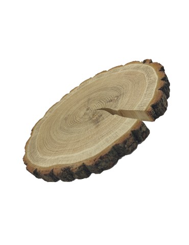 Plastry Okrągłe - Plaster Dębu 15-20 cm/ gr. 2 cm/ Szlifowany z Korą - product 4