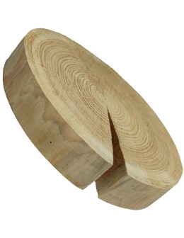 Okorowany Plaster Modrzewia 20-25 cm/ gr. 4 cm/ Szlifowany - product 2