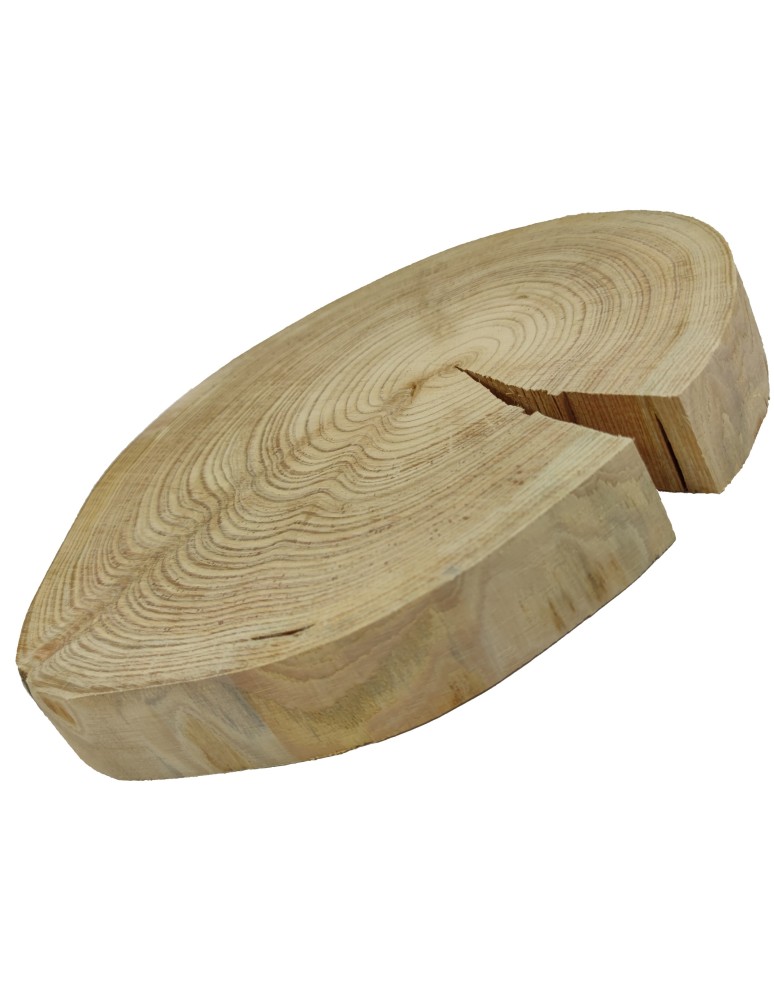 Plastry Okrągłe - Okorowany Plaster Modrzewia 30-35 cm/ gr. 4 cm/ Szlifowany - produkt b2b.wamar.biz 1