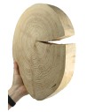 Okorowany Plaster Modrzewia 30-35 cm/ gr. 4 cm/ Szlifowany