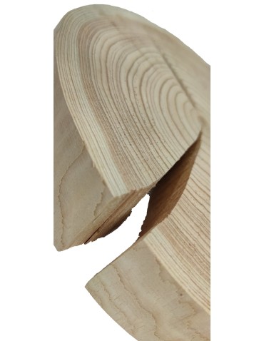 Okorowany Plaster Modrzewia 30-35 cm/ gr. 5 cm/ Szlifowany - product 2