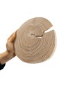 Okorowany Plaster Sosny 20-25 cm/ gr. 3 cm/ Szlifowany