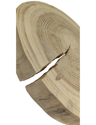 Plastry Okrągłe - Okorowany Plaster Sosny 30-35 cm/ gr. 5 cm/ Szlifowany - produkt 3