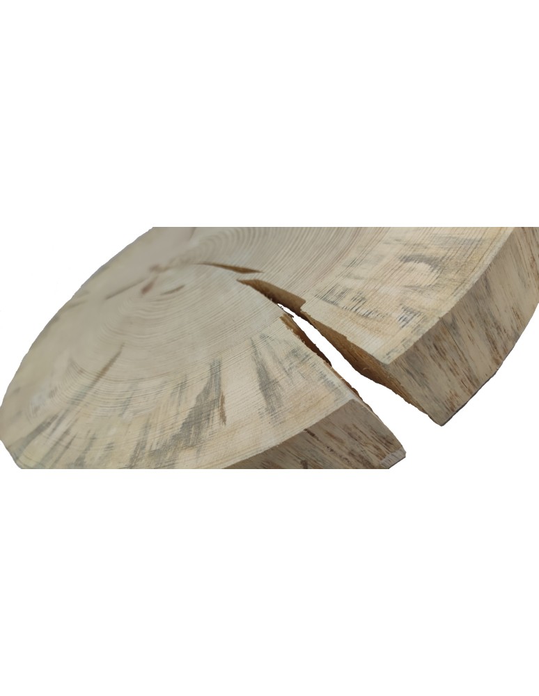 Plastry Okrągłe - Okorowany Plaster Sosny 50-55 cm/ gr. 5 cm/ Szlifowany - product b2b.wamar.biz 3