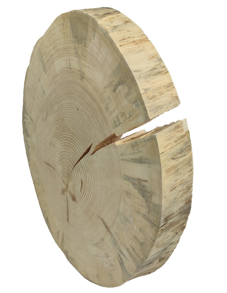 Plastry Okrągłe - Okorowany Plaster Sosny 50-55 cm/ gr. 5 cm/ Szlifowany - product b2b.wamar.biz 4