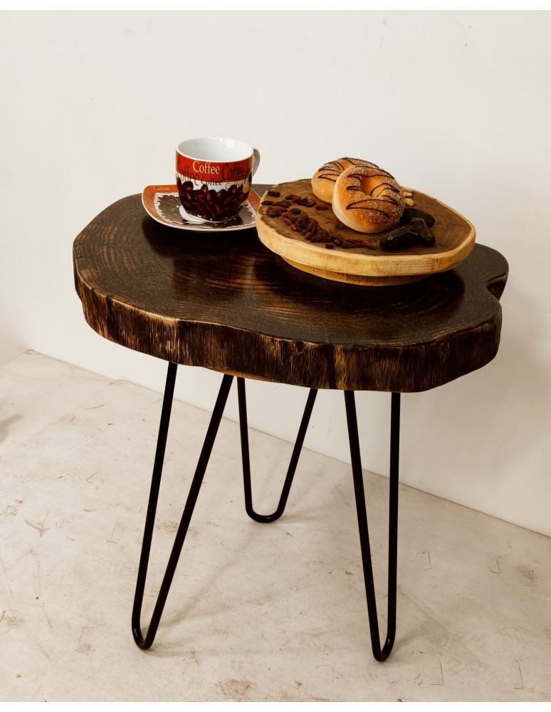 Plastry Drewna - Stół żywiczny Graphite Streams 035019 - nogi 43 cm - product b2b.wamar.biz 2