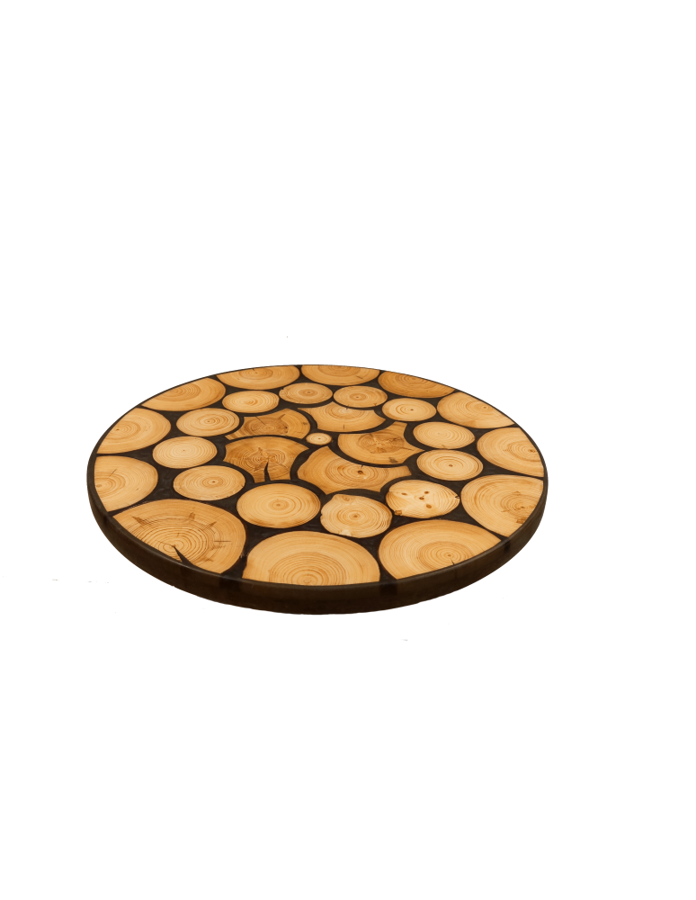 Plastry Drewna - Blat żywiczny Heart of Darkness Unikat 071707 - product b2b.wamar.biz 1