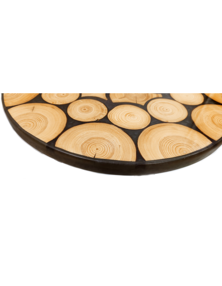 Plastry Drewna - Stół żywiczny Heart of Darkness 071707 - nogi 50 cm - produkt b2b.wamar.biz 7