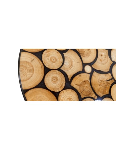 Plastry Drewna - Stół żywiczny Heart of Darkness 071707 - nogi 35 cm - produkt 6