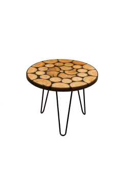 Stół żywiczny Heart of Darkness 071707 - nogi 43 cm