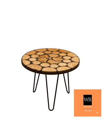 Stół żywiczny Heart of Darkness 071707 - nogi 43 cm - produkt 2