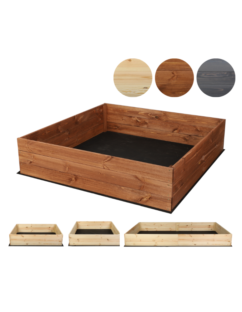 Grządki i Warzywniaki - Skrzynia ogrodowa ZP06 /27x83x80 cm/ Brązowa - product b2b.wamar.biz 1