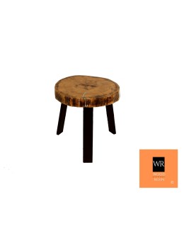 Stół żywiczny Smoke and Owl Unikat 084634 - nogi 50 cm - product 2