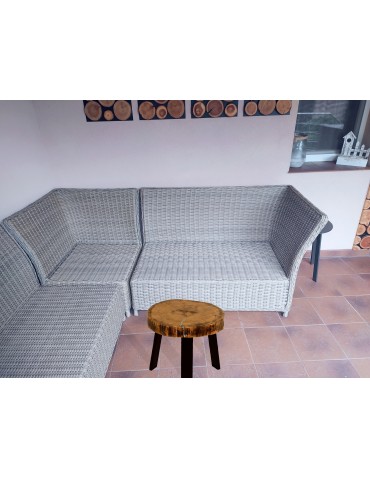 Plastry Drewna - Stół żywiczny Smoke and Owl Unikat 084634 - nogi 50 cm - produkt 3